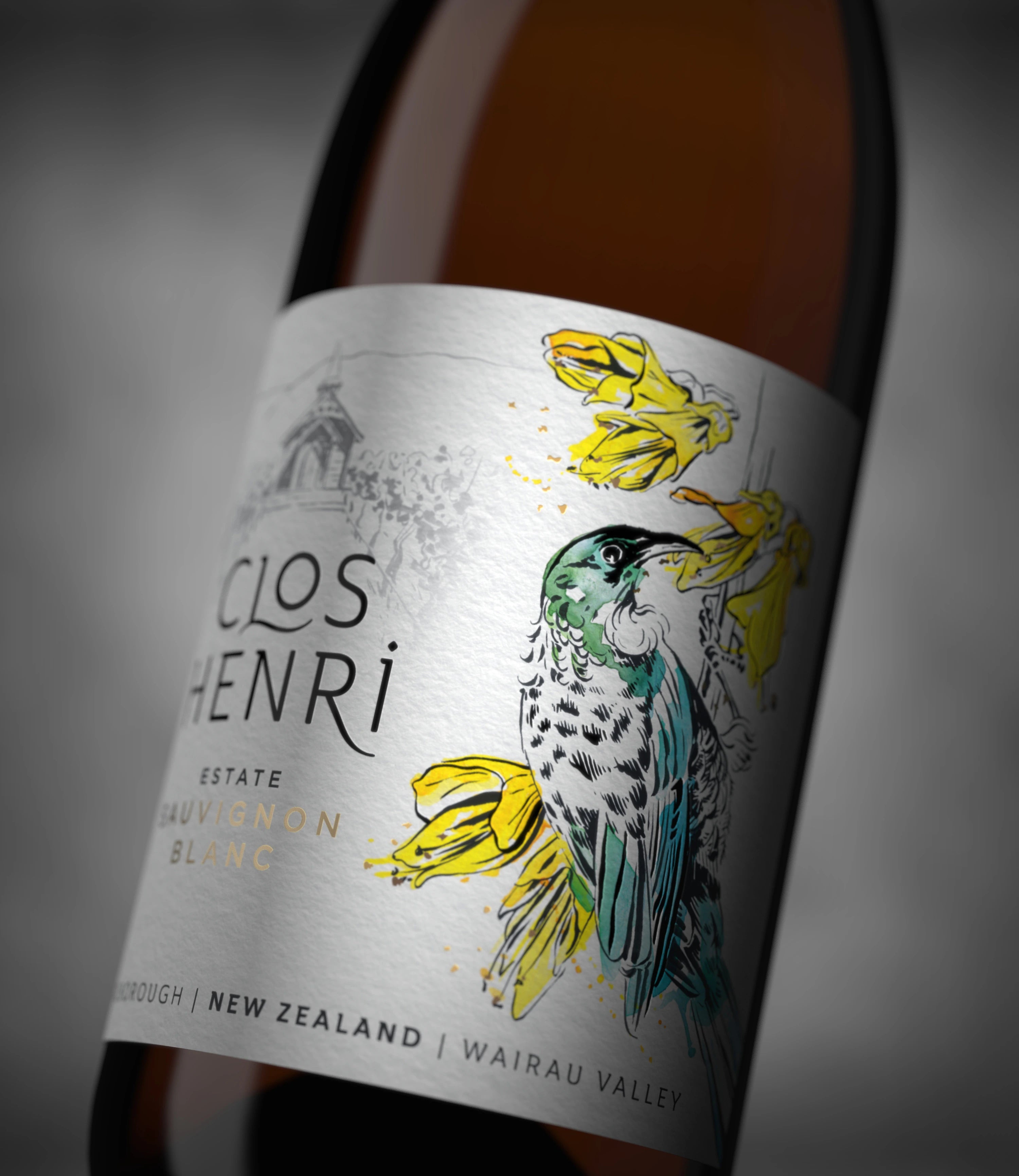 Vue détaillée 2 du Vin blanc "Estate" Sauvignon blanc 2025 - Réf 70737909776724