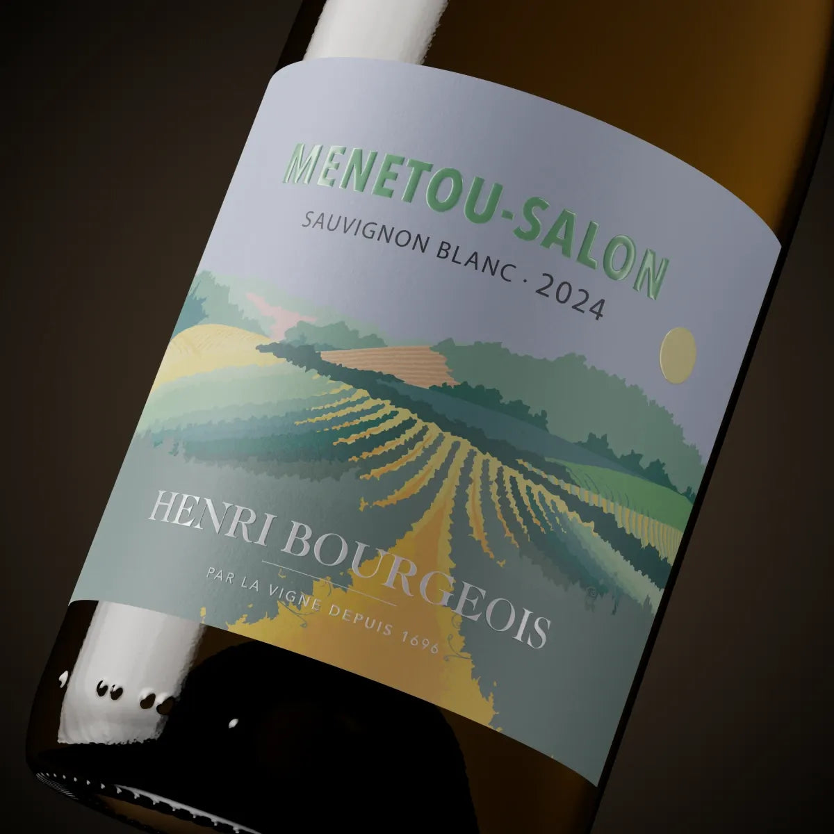 Vue détaillée 2 du Vin blanc Menetou-Salon Sauvignon blanc 2024 - Réf 70779582710100